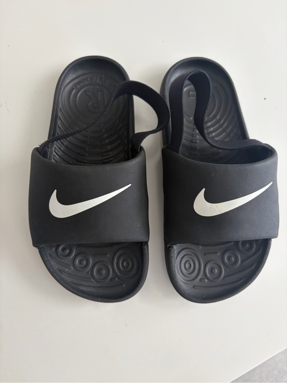 Nike Toddler Black Slide Sandals size 10C